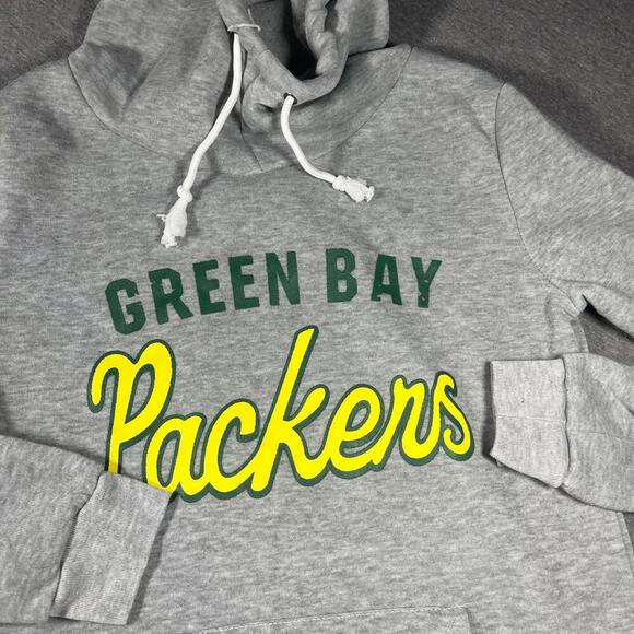 NFL Green Bay Packers Youth Medium Gray Hoodie Sweatshirt Medium - Picture 3 of 3